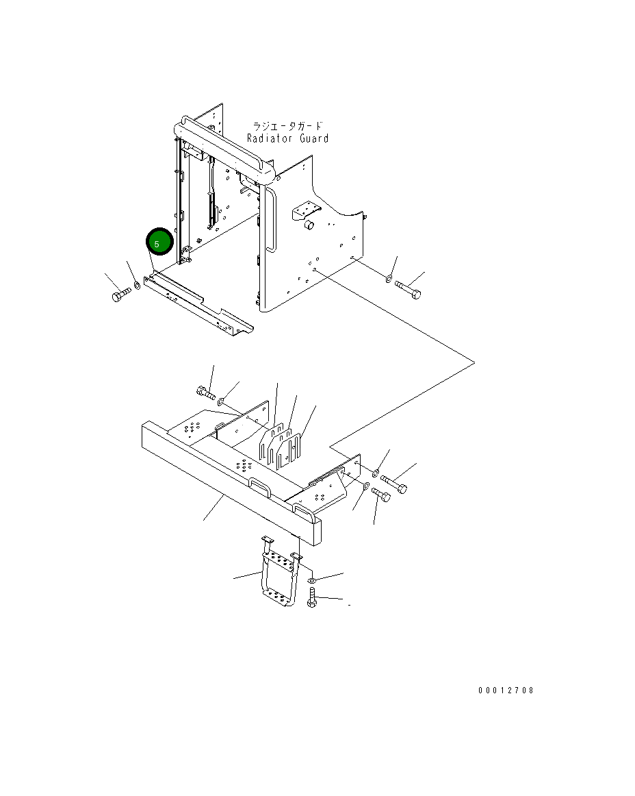 Крышка 176-54-56220 Komatsu