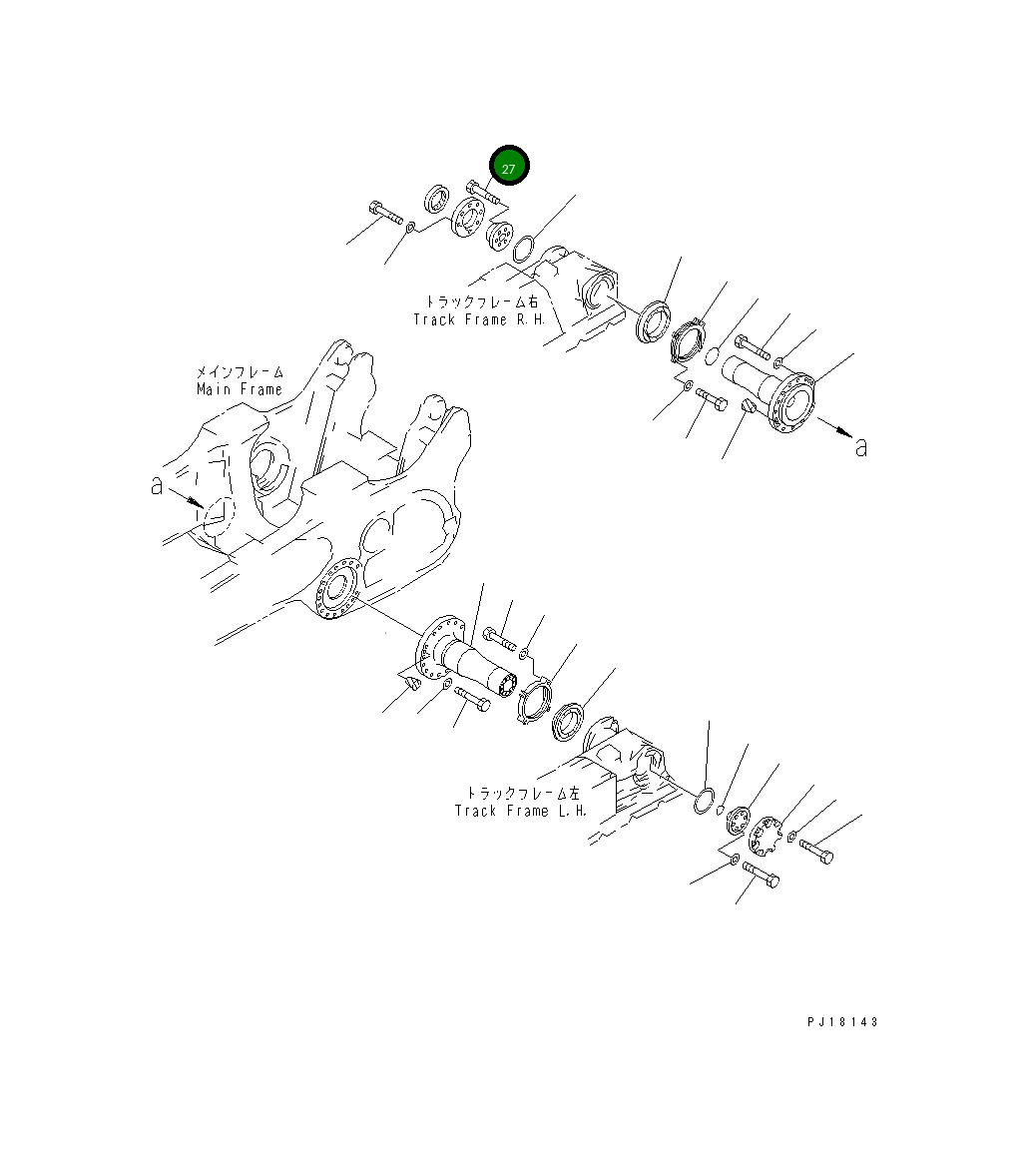 Болт 01010-61685  Komatsu