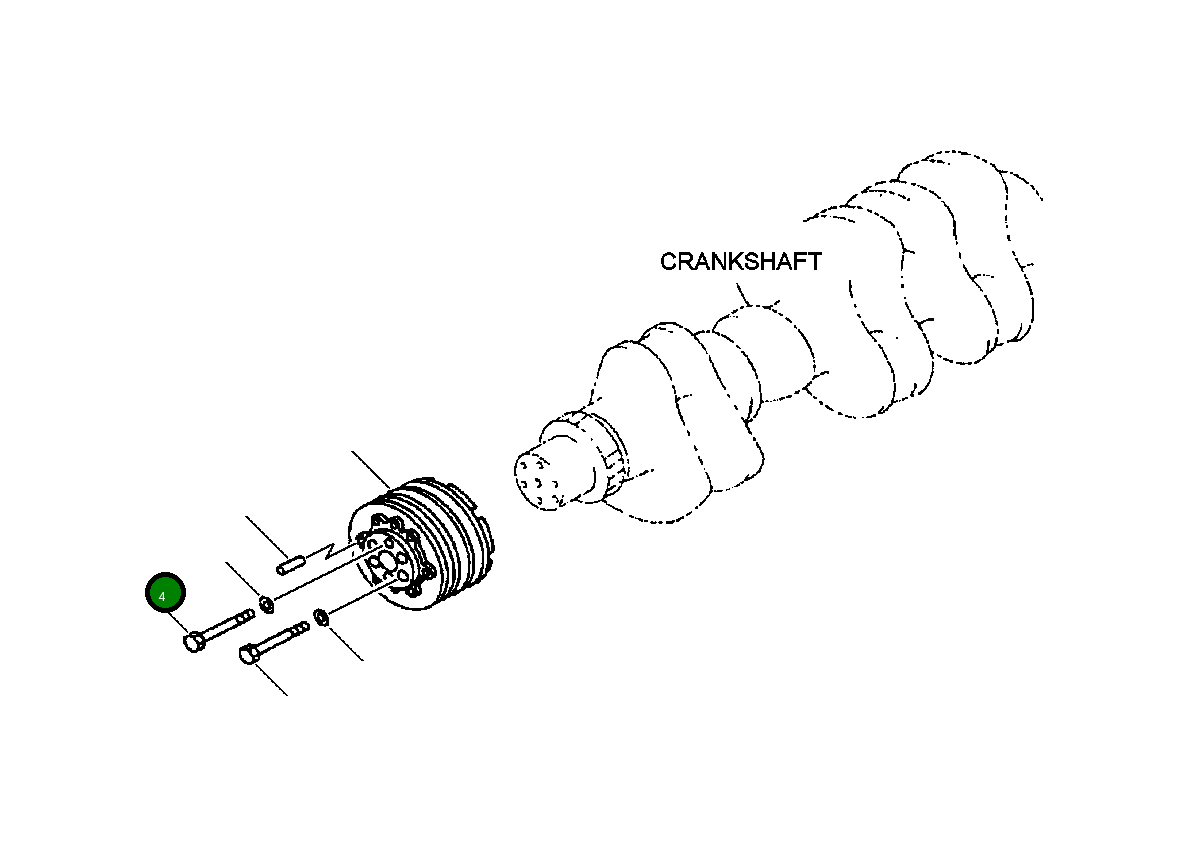 Болт 01051-81430 Komatsu