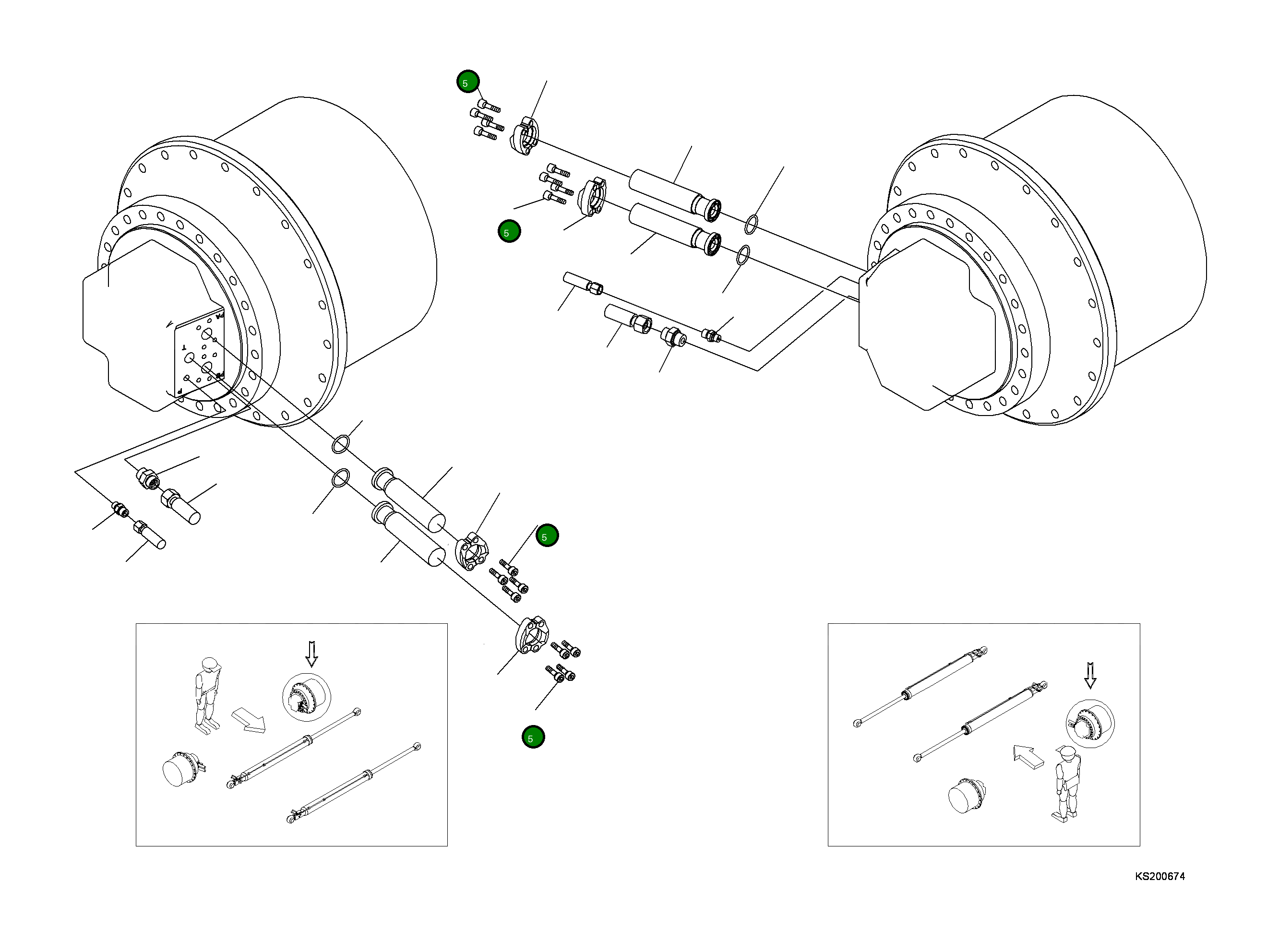 Болт 207-62-KF910 Komatsu