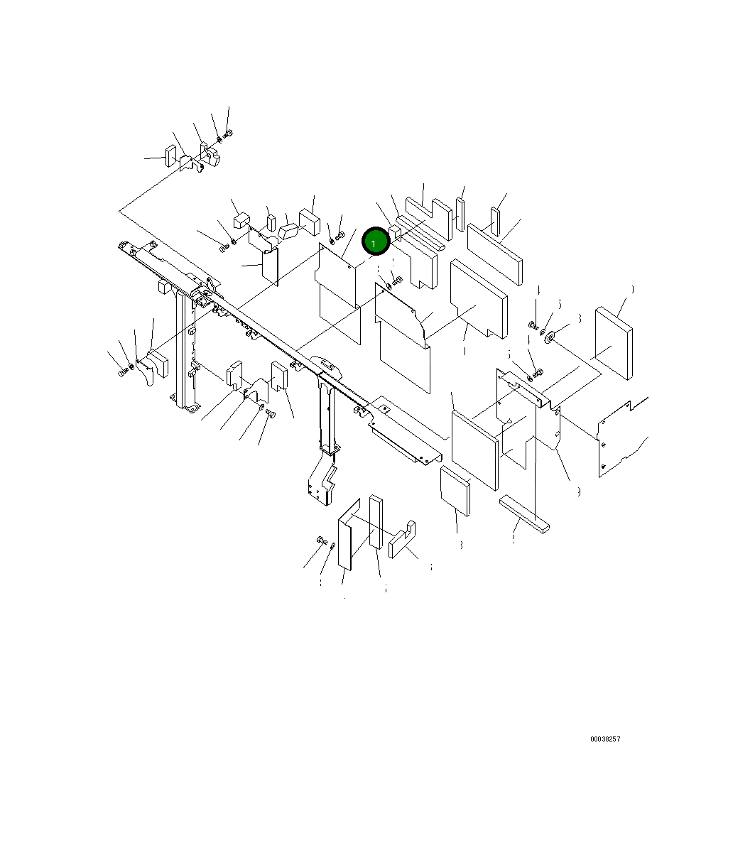 Крышка 21M-54-21971 Komatsu