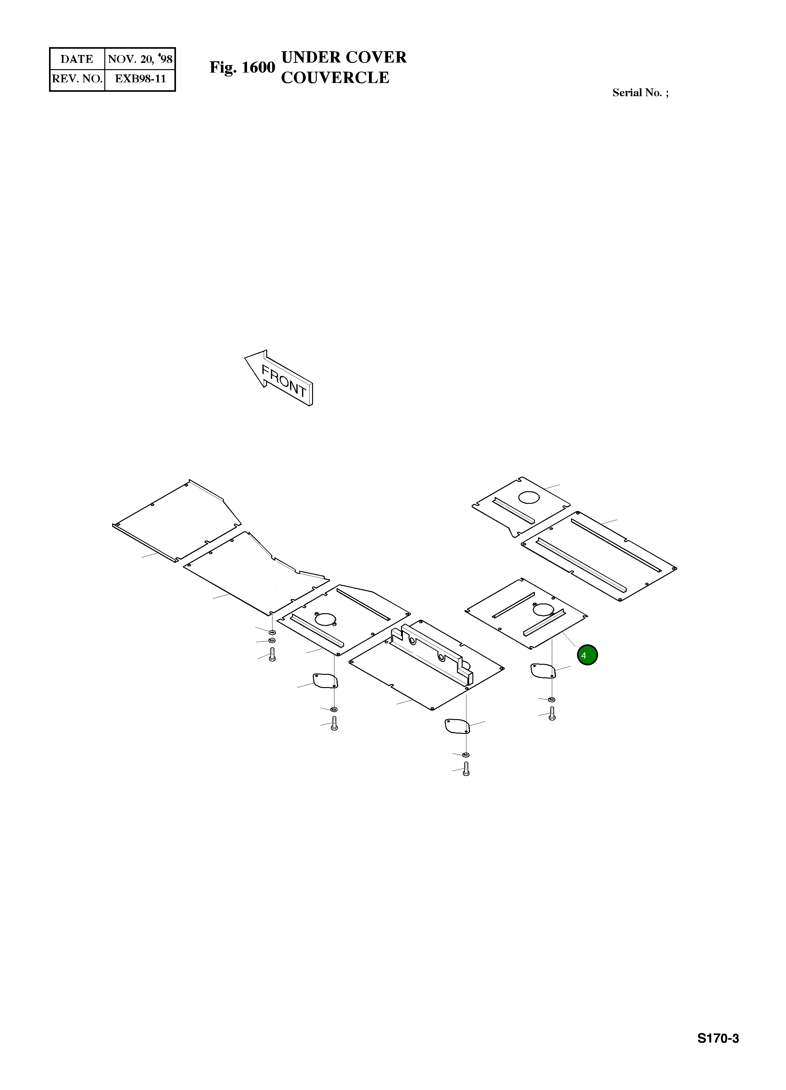 Крышка 2621-3414  Komatsu