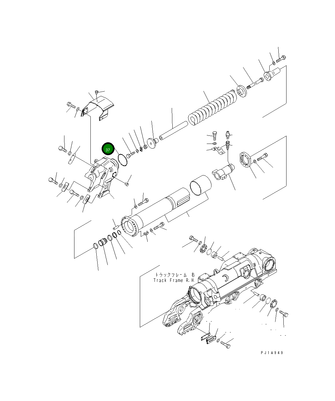 Кольцо уплотнительное (O-Ring) 07000-15345 Komatsu