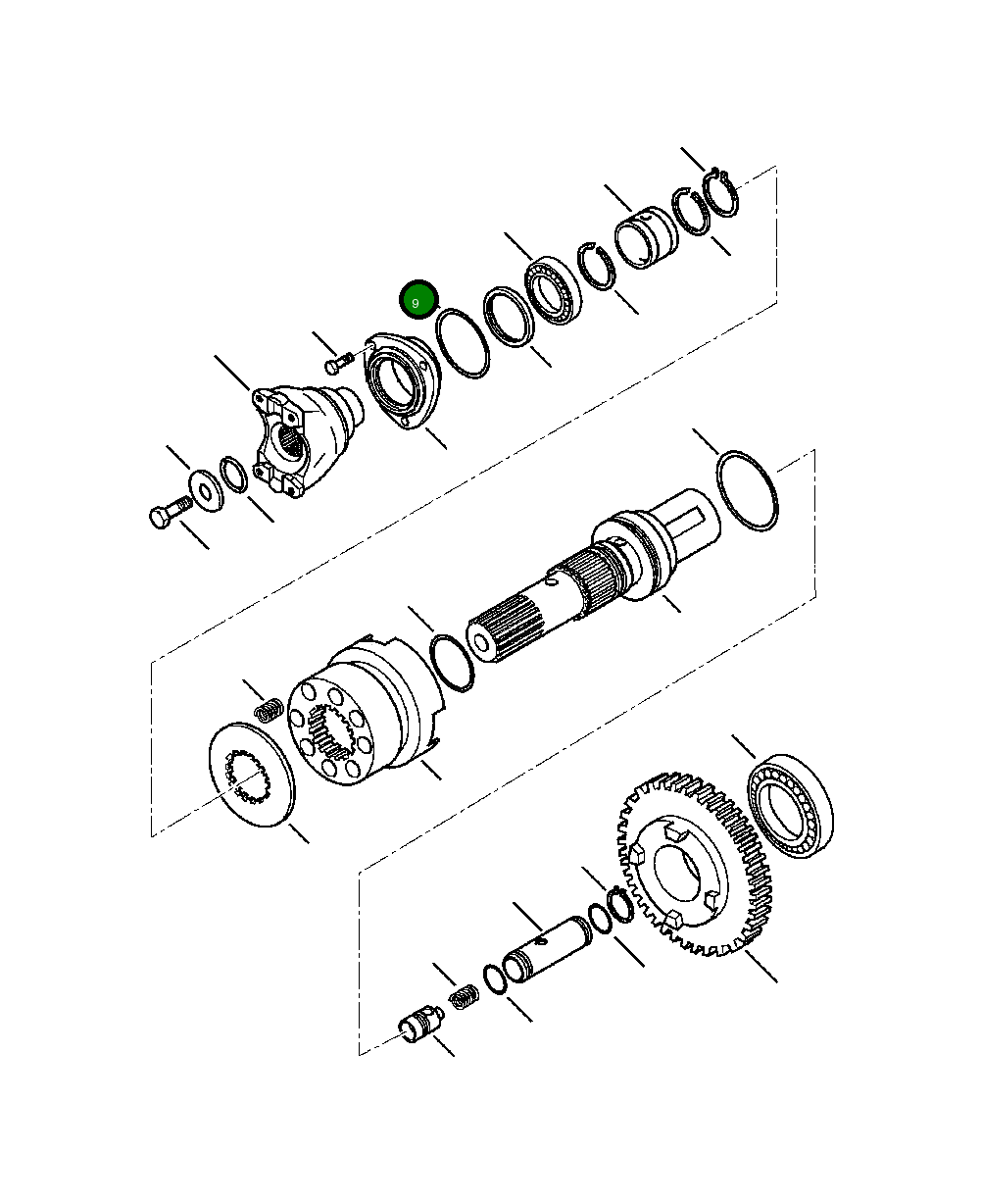 Кольцо уплотнительное (O-Ring) CA0028613 Komatsu