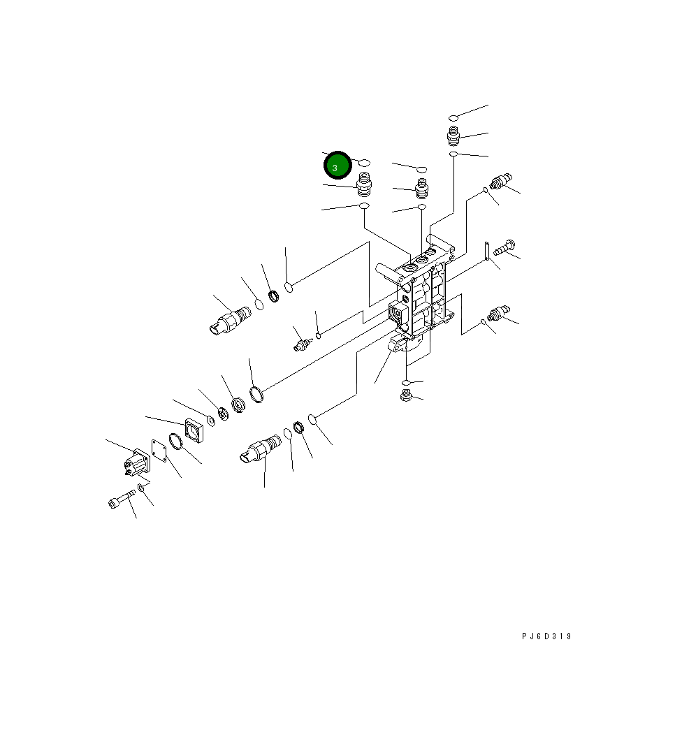 Кольцо уплотнительное (O-Ring) 6560-41-8170 Komatsu