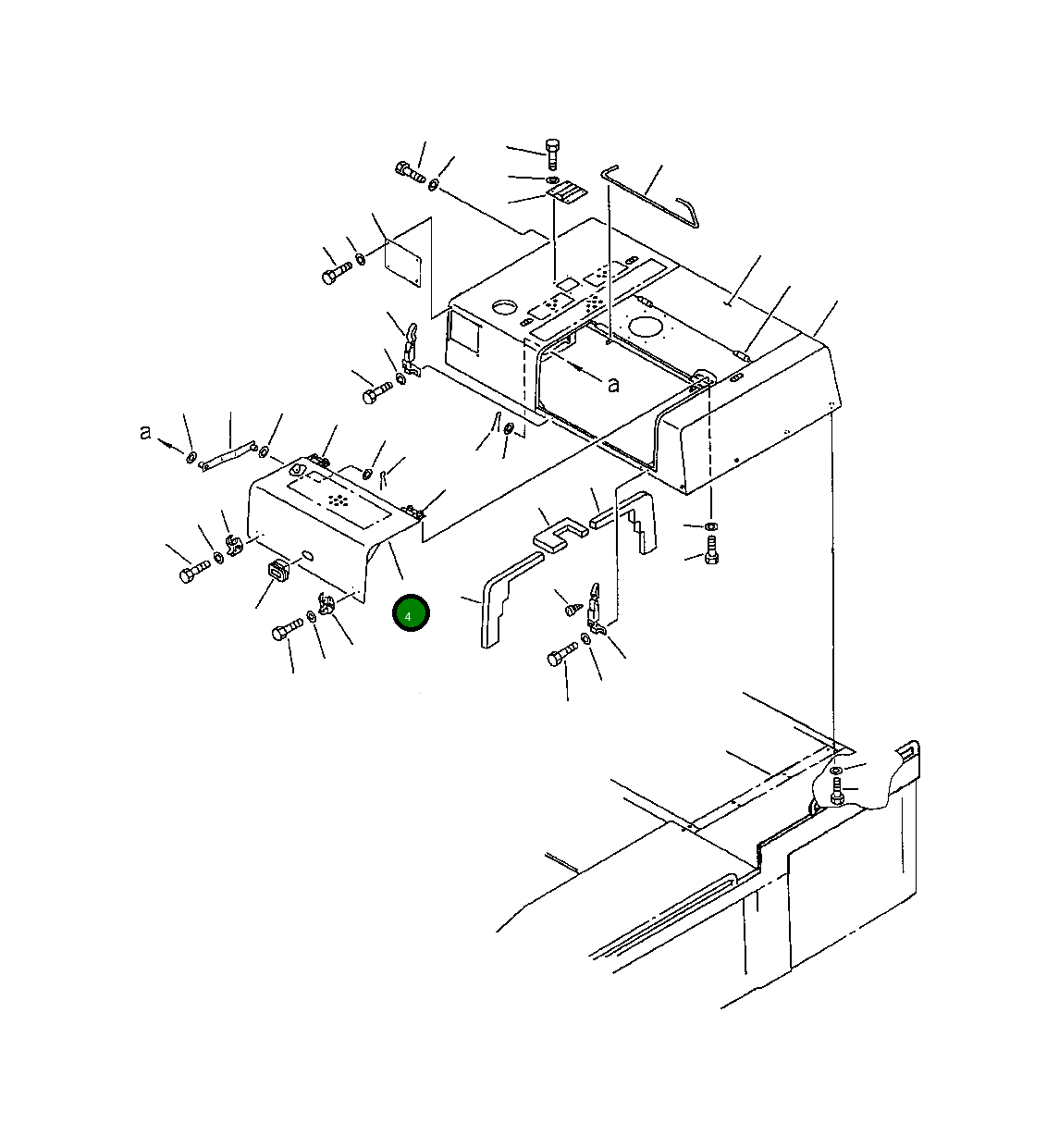 Крышка 209-54-54320 Komatsu