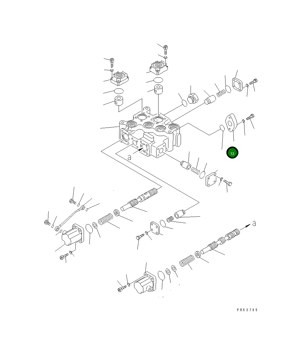 Крышка 702-21-12210 Komatsu