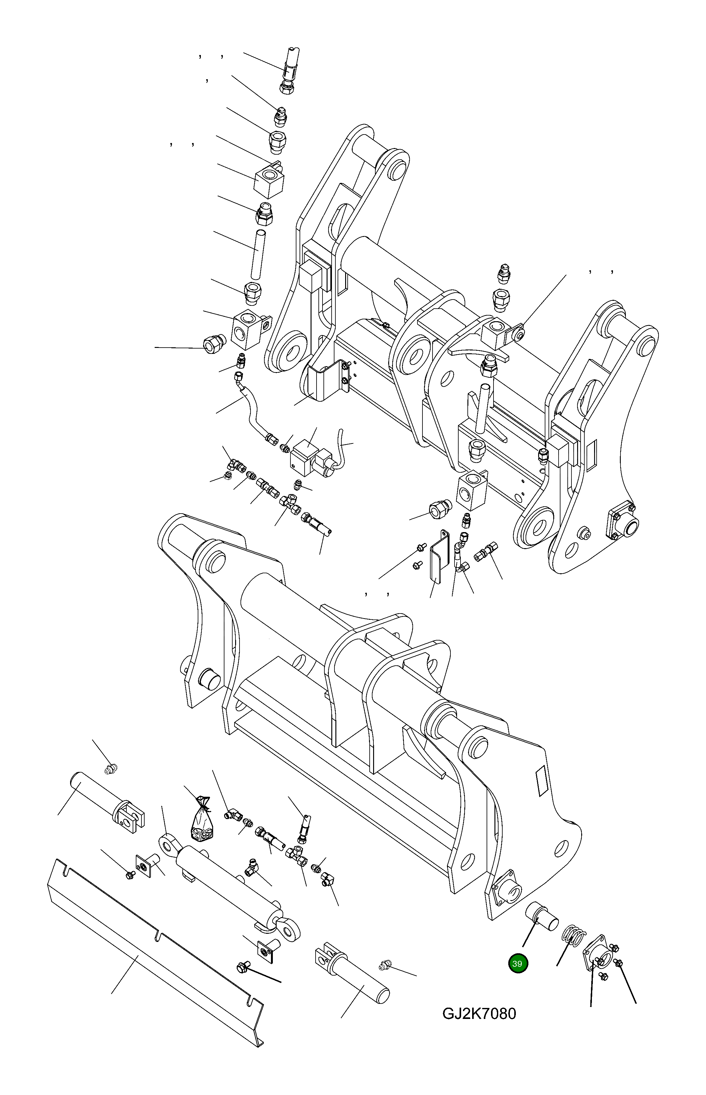 Болт 416-71-H0P61 Komatsu