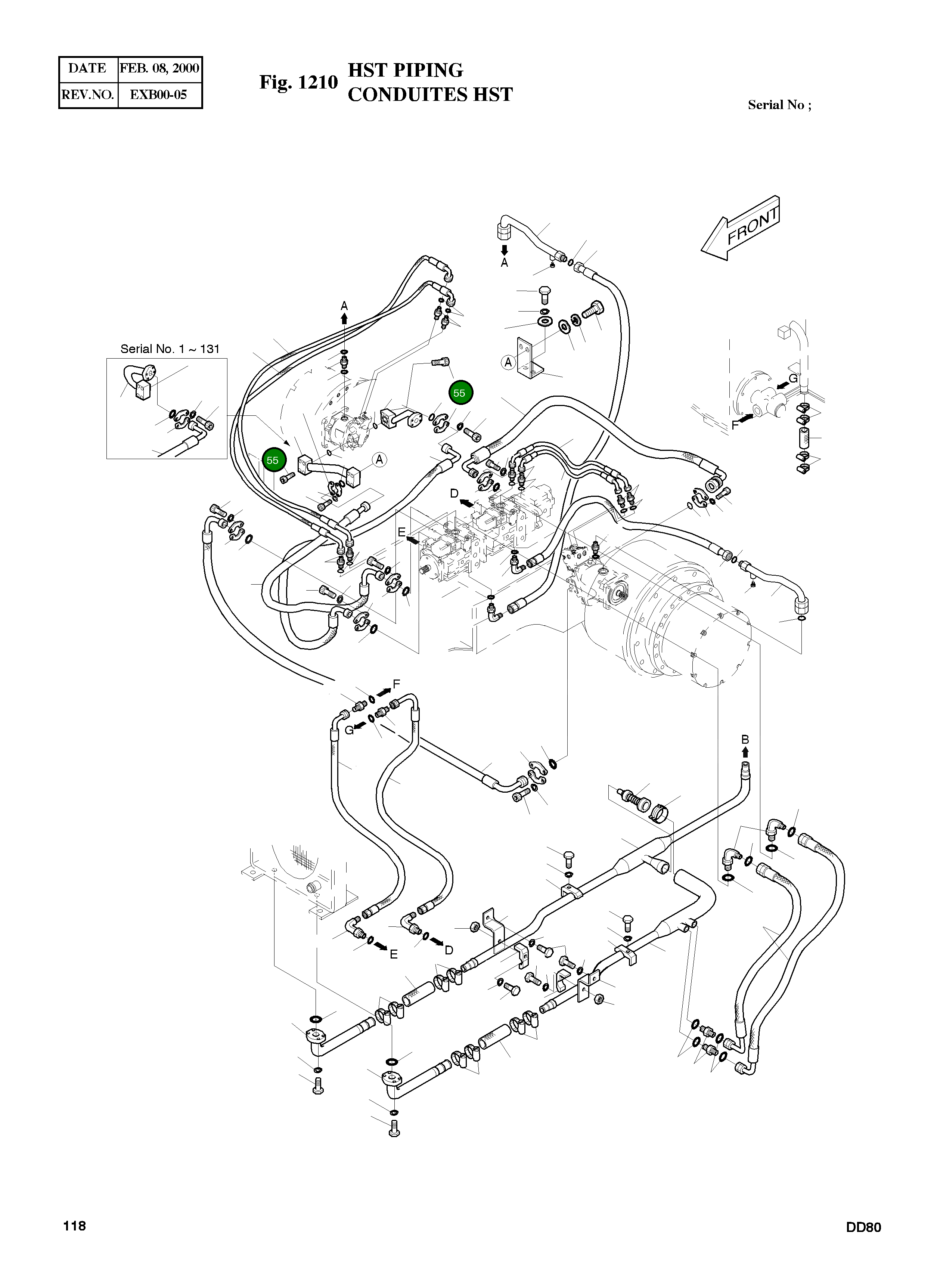 Болт 5120-2190 Komatsu