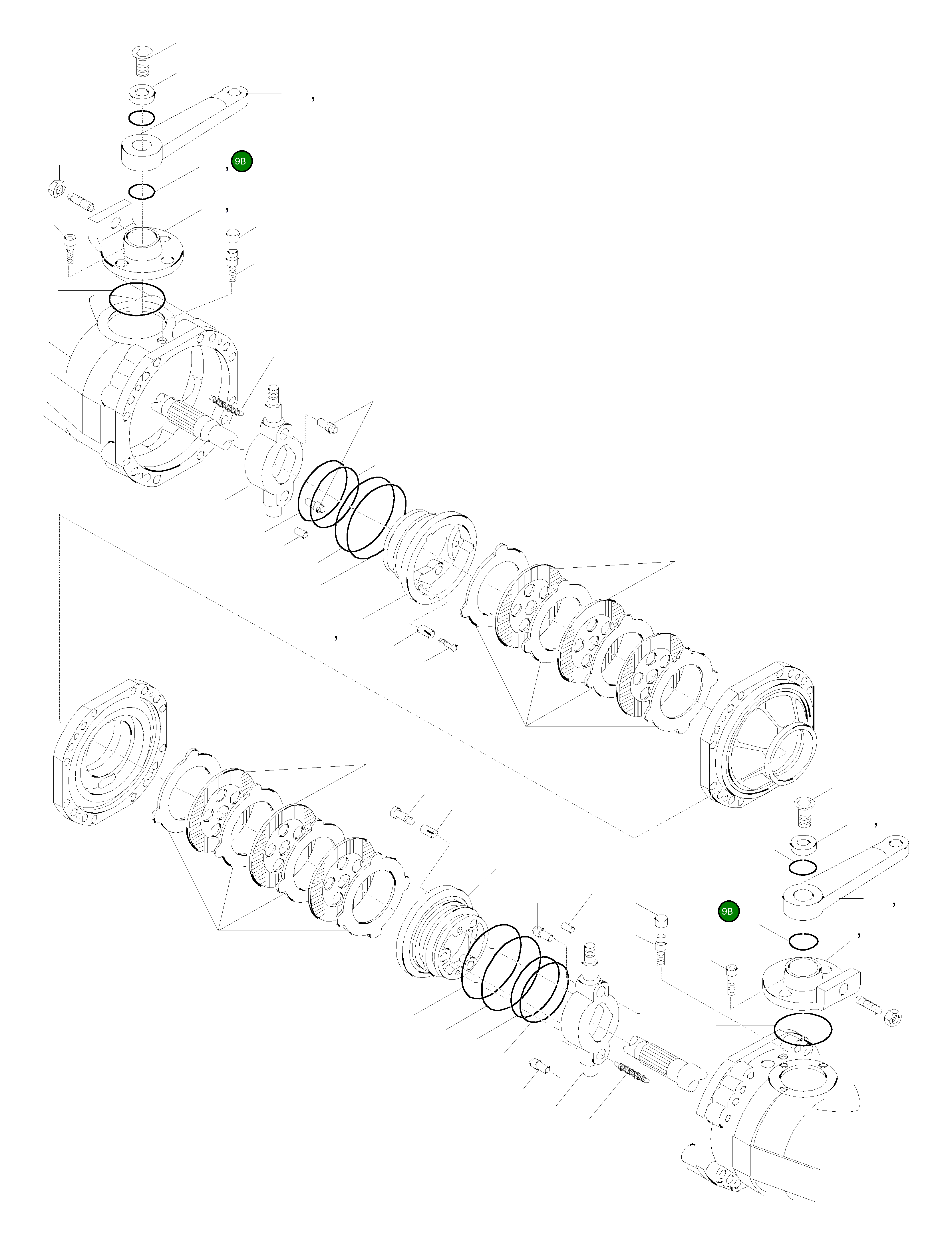 Кольцо уплотнительное (O-Ring) 42W-23-H0P67 Komatsu