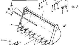 Гайка 01599-02223 Komatsu