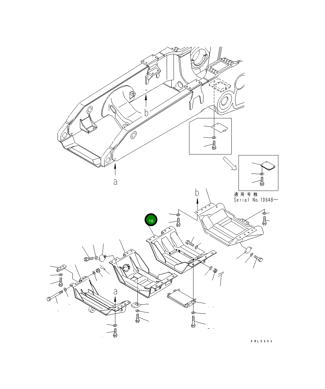 Крышка 198-54-51731 Komatsu