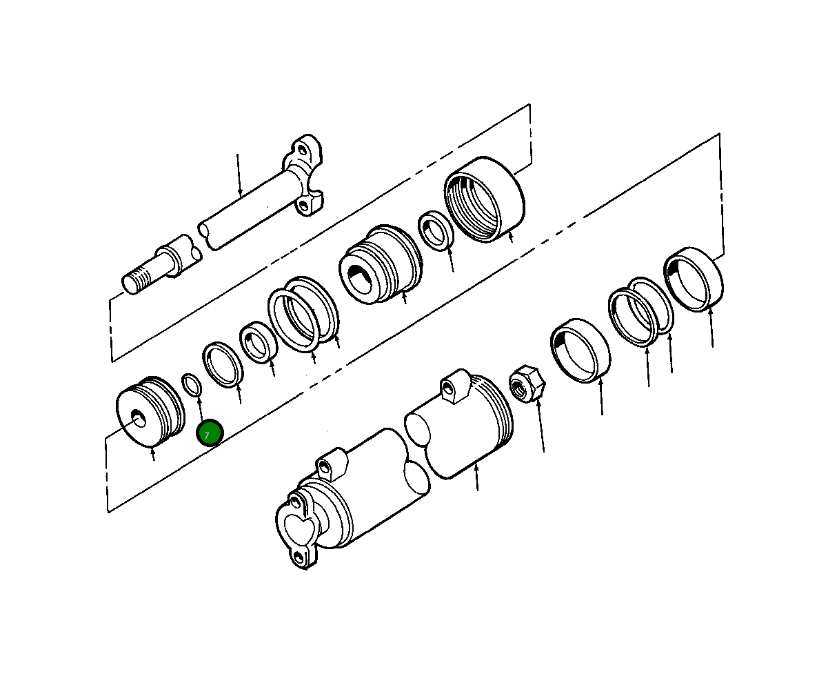 Кольцо уплотнительное (O-Ring) 364 879 R1  Komatsu