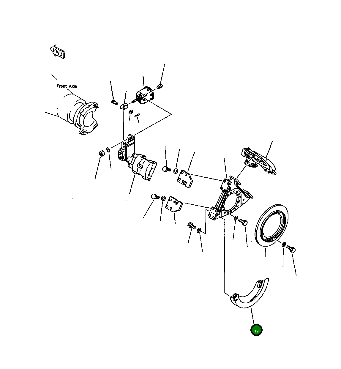 Крышка 427-32-15420 Komatsu