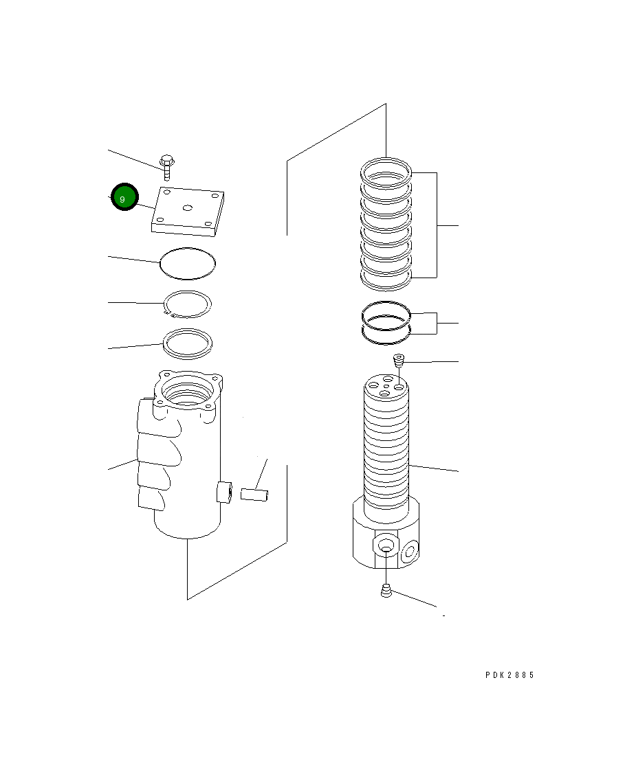 Крышка 703-07-99181 Komatsu