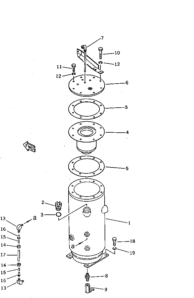 Болт M701131500406  Komatsu