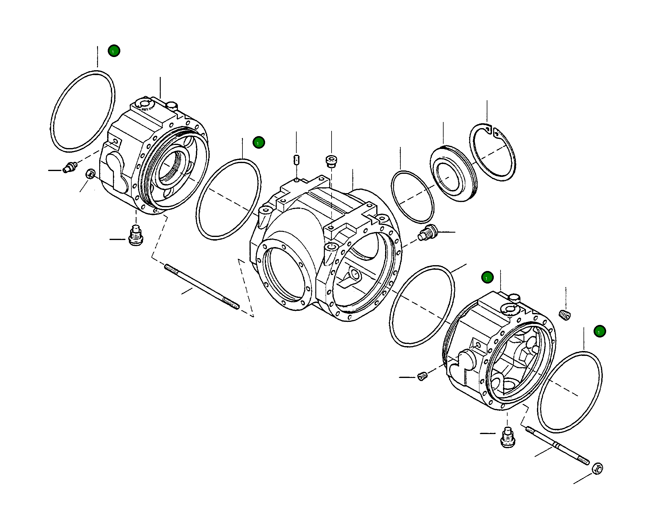Кольцо уплотнительное (O-Ring) 4917016M1 Komatsu