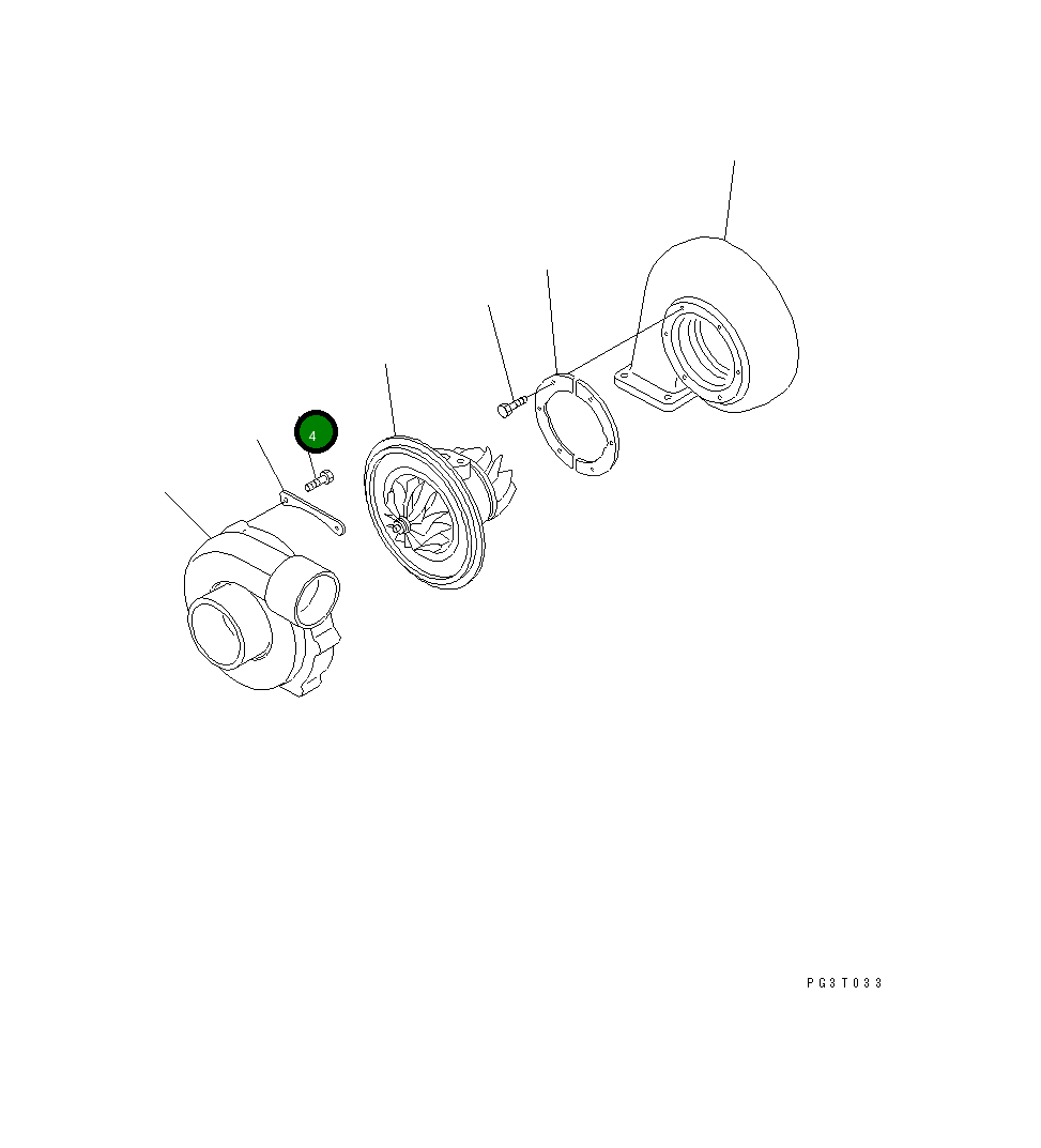 Болт GA400724-0810 Komatsu