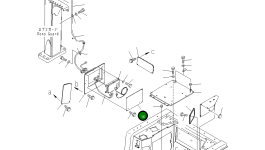 Крышка 17M-54-46520 Komatsu