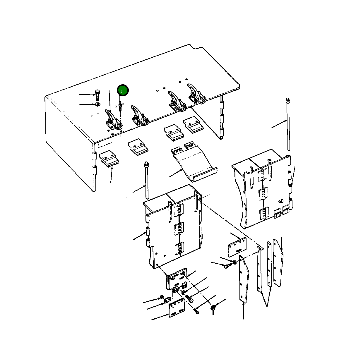 Болт 28 709 Komatsu