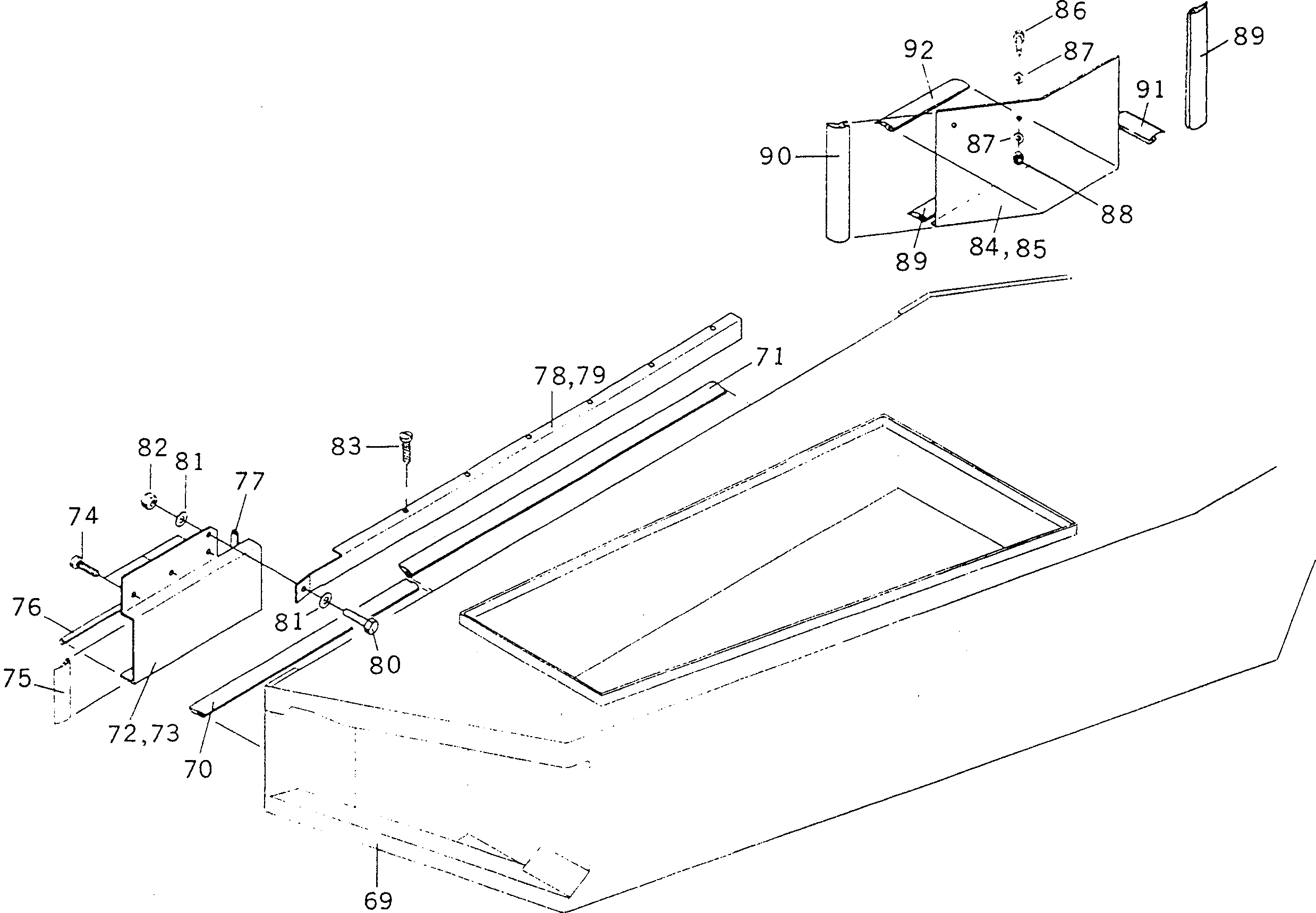 Болт BW062787  Komatsu