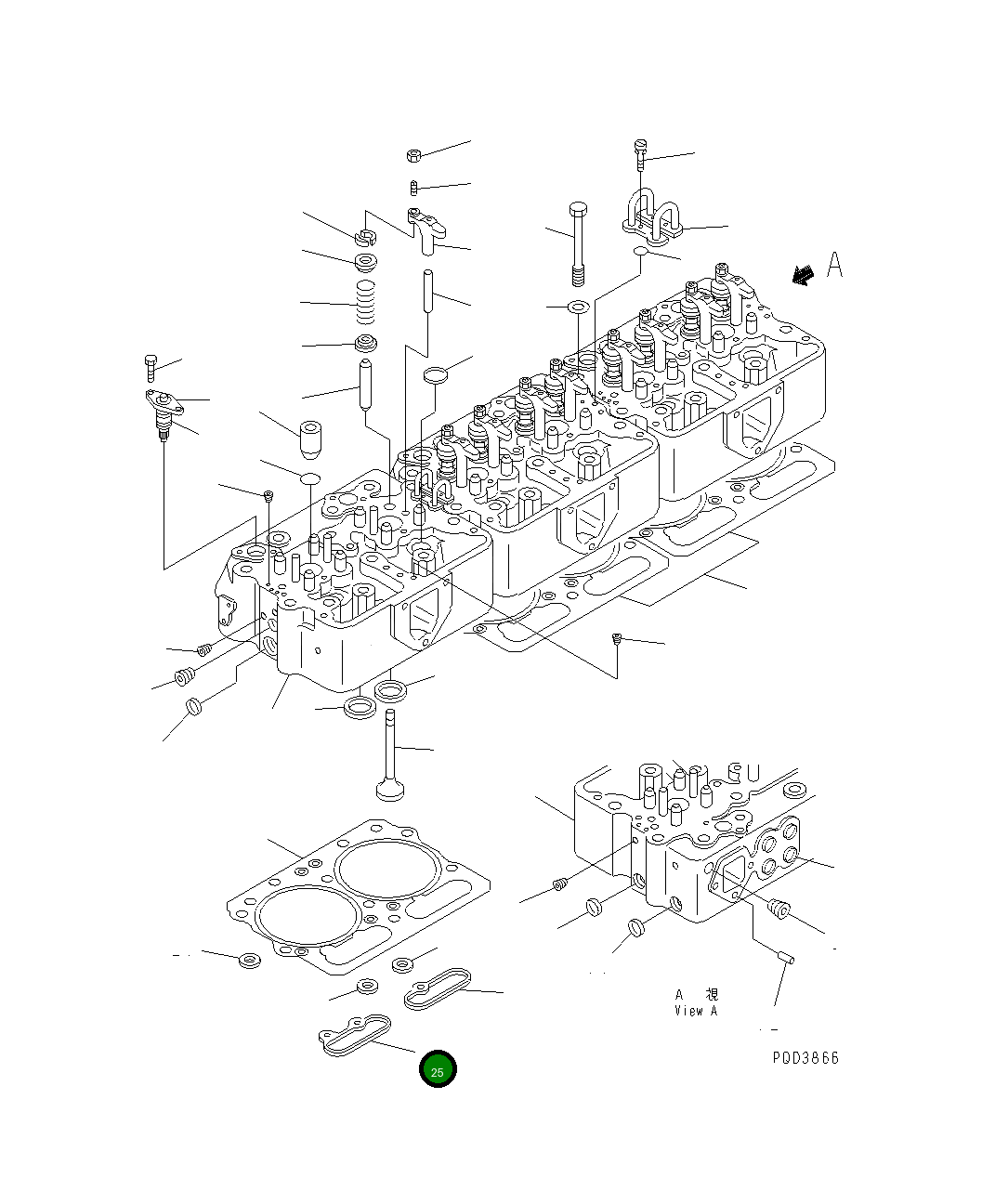 Кольцо 6710-11-1830 Komatsu