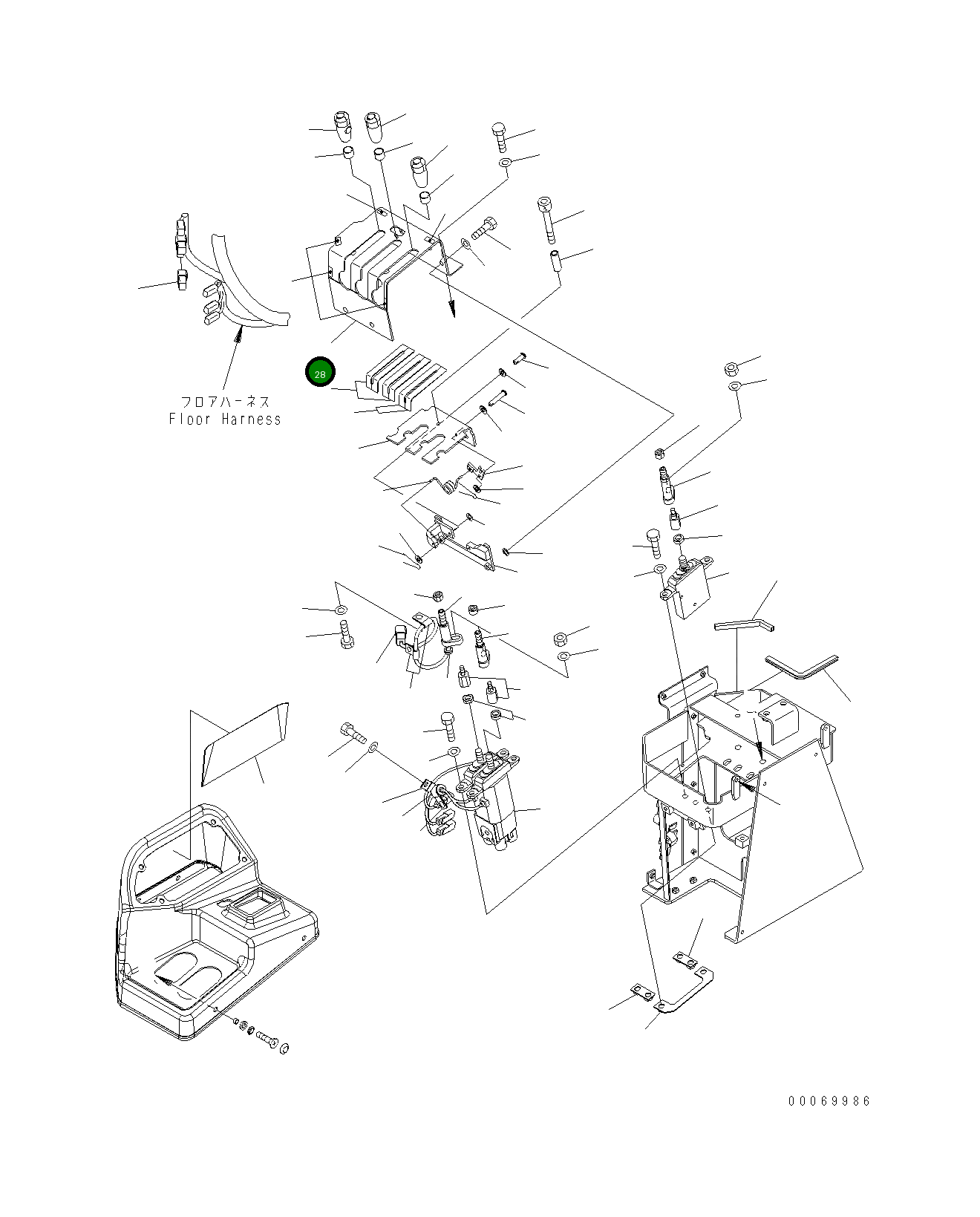 Крышка 421-877-4130 Komatsu