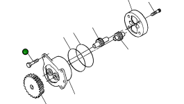 Болт 1294 156 H1 Komatsu