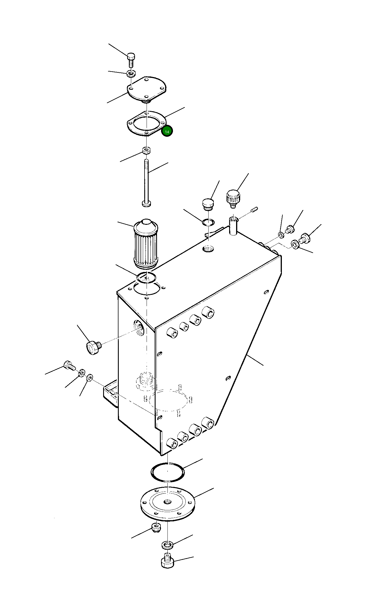 Крышка 366513057 Komatsu