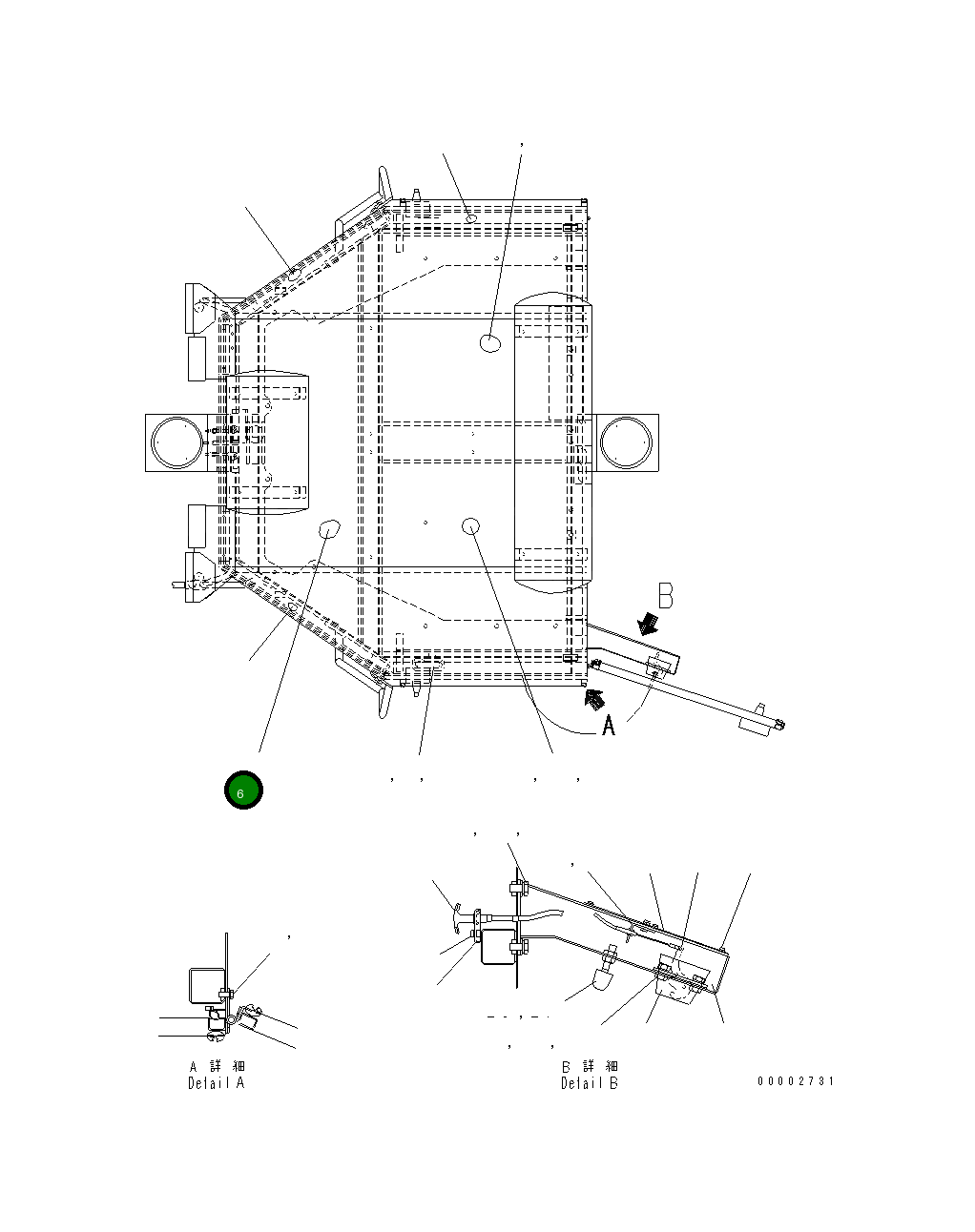 Крышка 23F-950-3651 Komatsu
