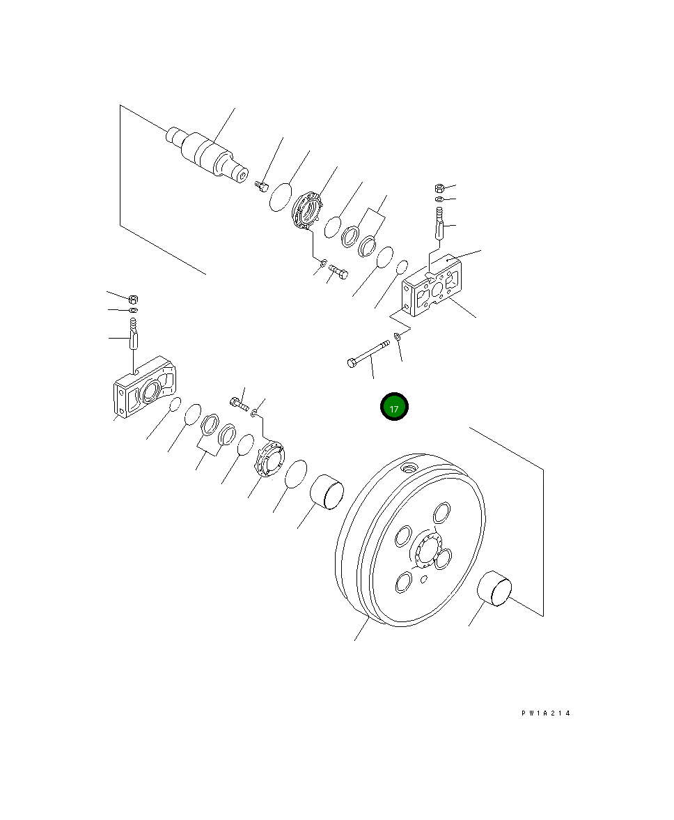 Болт 19M-09-11860 Komatsu