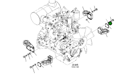 Болт 22B-01-21380 Komatsu