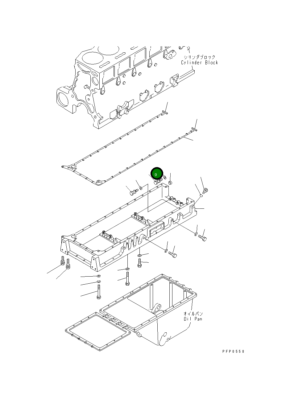 Болт CU3035624 Komatsu