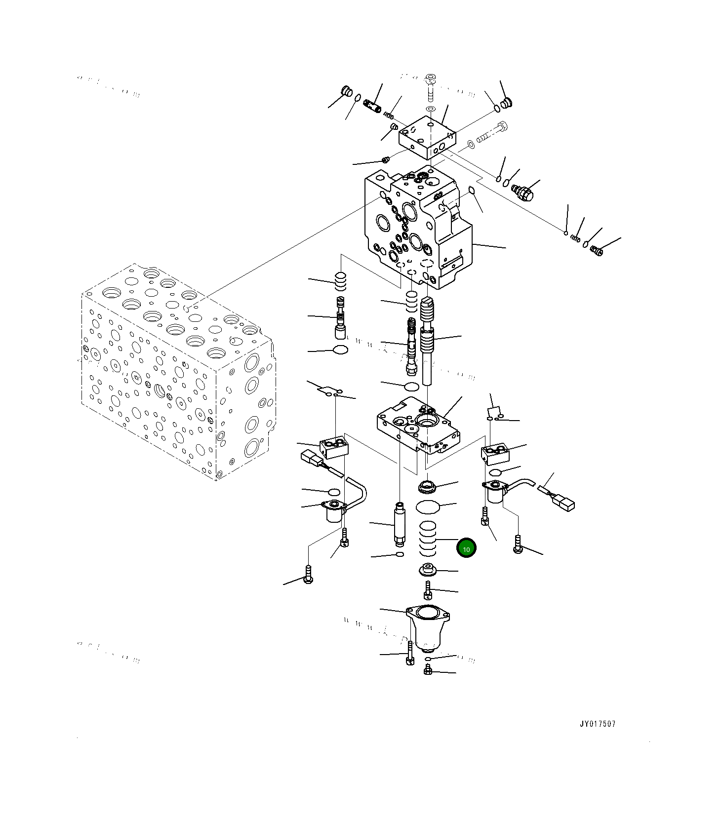 Кольцо уплотнительное (O-Ring) 0743071380 Komatsu