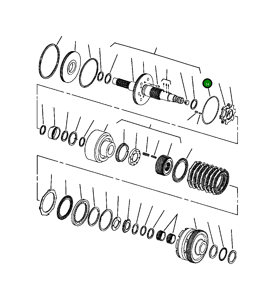 Кольцо уплотнительное (O-Ring) 324 397 R1 Komatsu