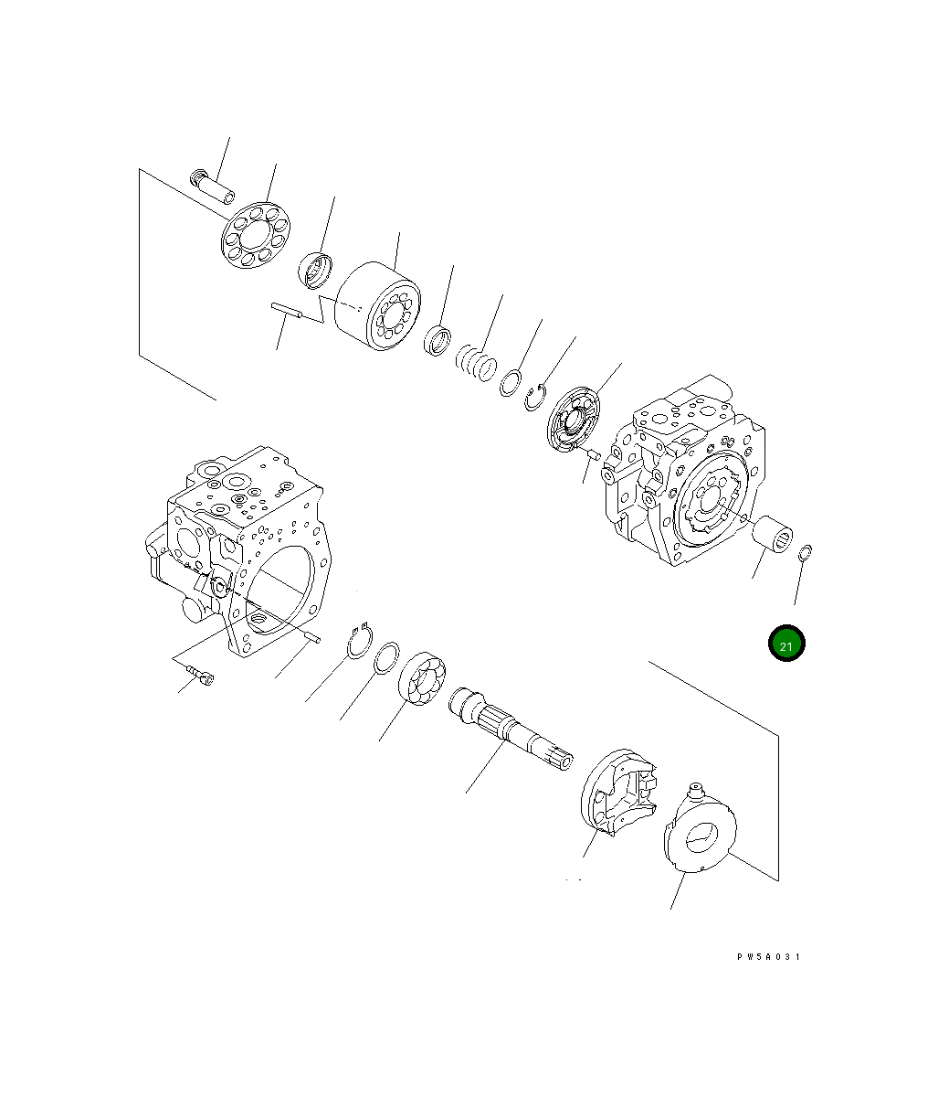 Кольцо 708-2E-12140 Komatsu