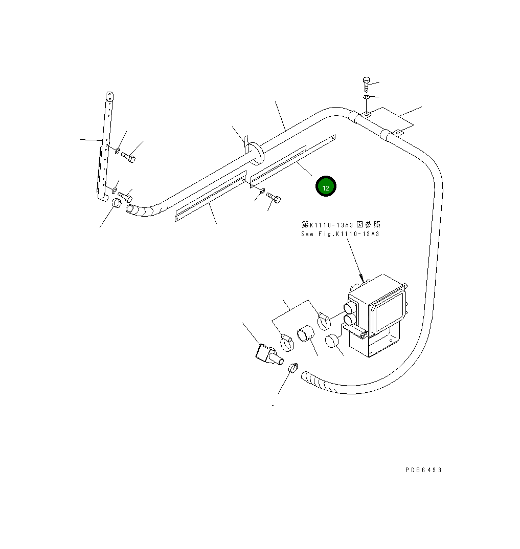Крышка 201-977-7160 Komatsu