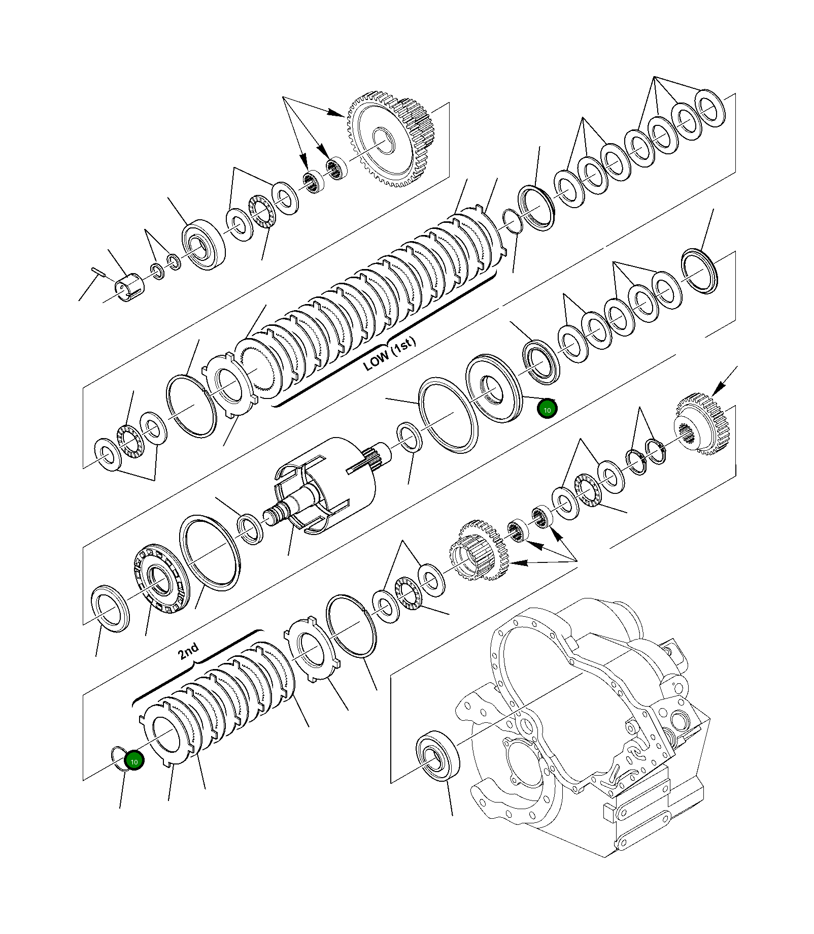 Кольцо CK0245252 Komatsu