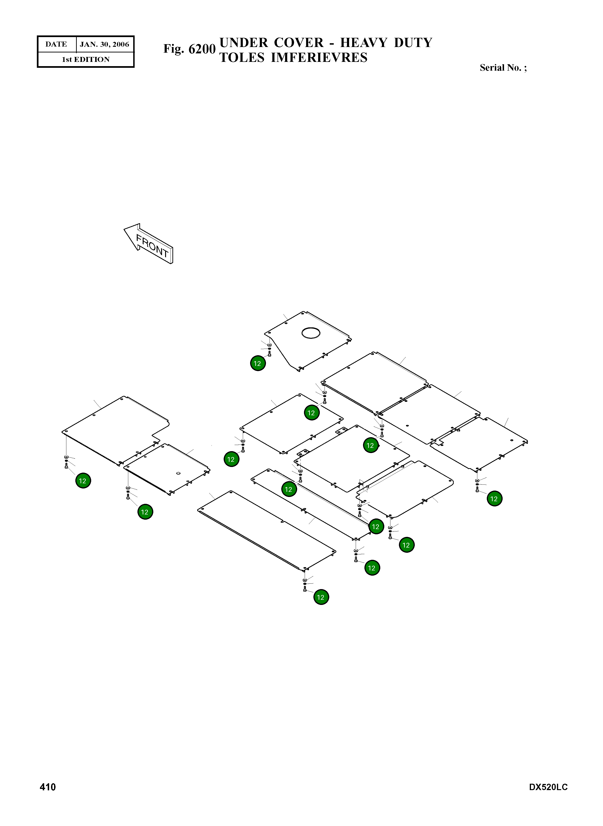 Болт S0560466 Komatsu