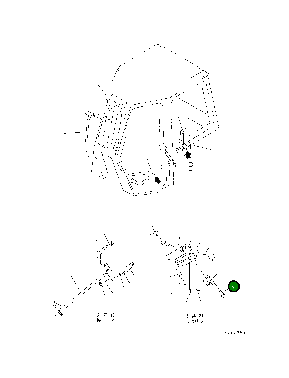 Болт 01435-30820  Komatsu