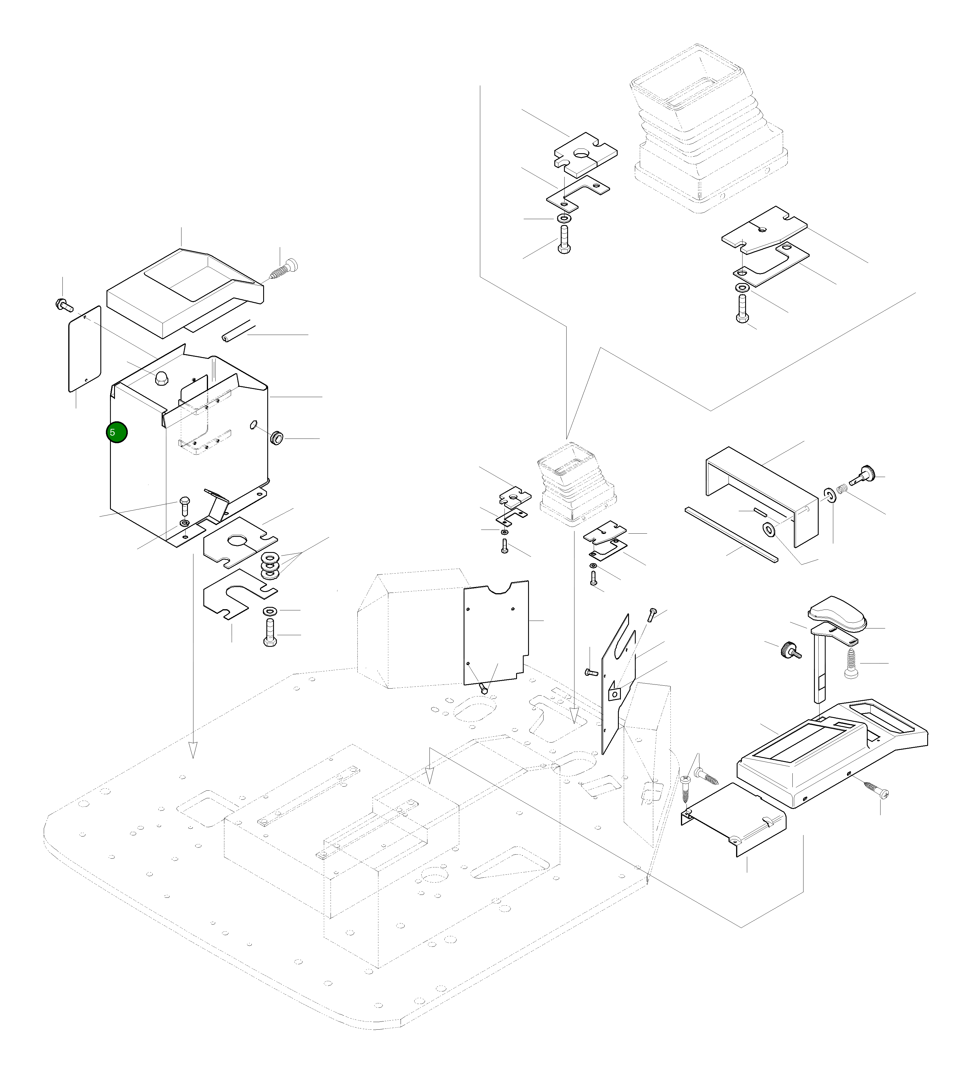 Крышка 42Y-54-H2S40 Komatsu