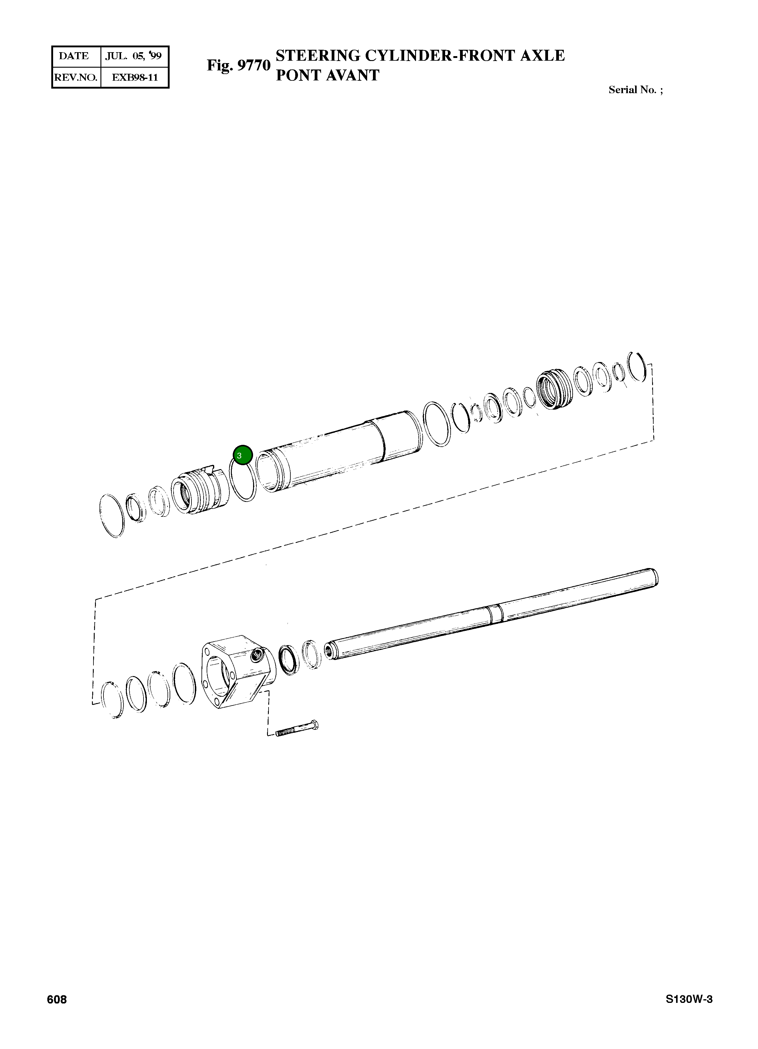 Кольцо уплотнительное (O-Ring) 0634 306 083 Komatsu