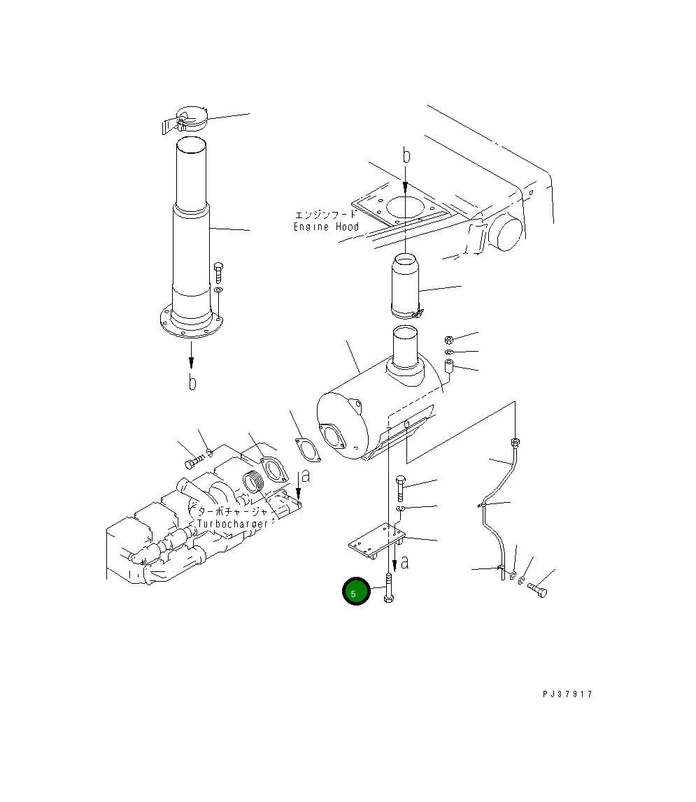 Болт 01010-61280 Komatsu