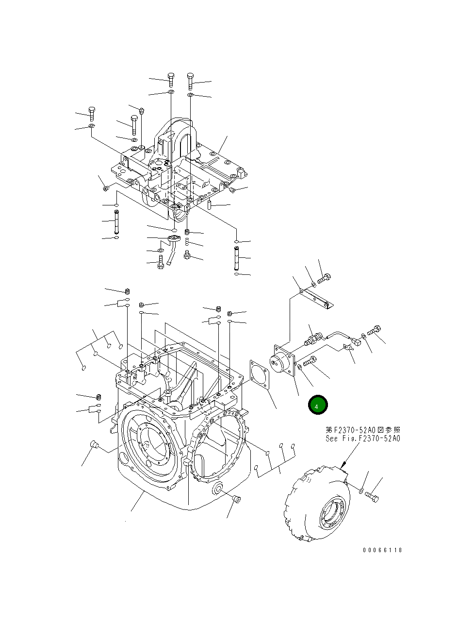 Крышка 154-22-25160 Komatsu