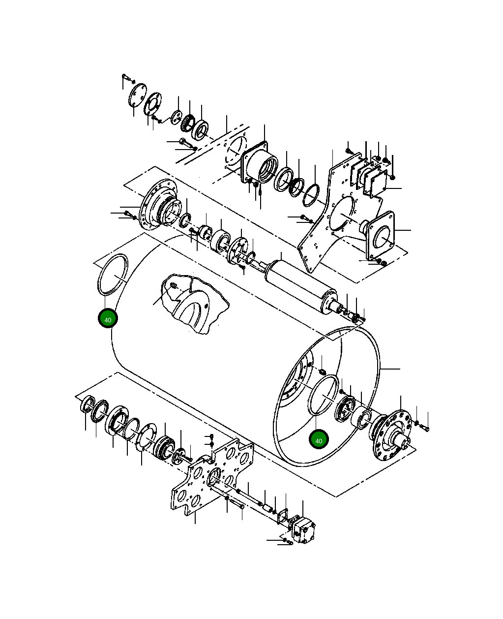 Кольцо уплотнительное (O-Ring) 136 370  Komatsu
