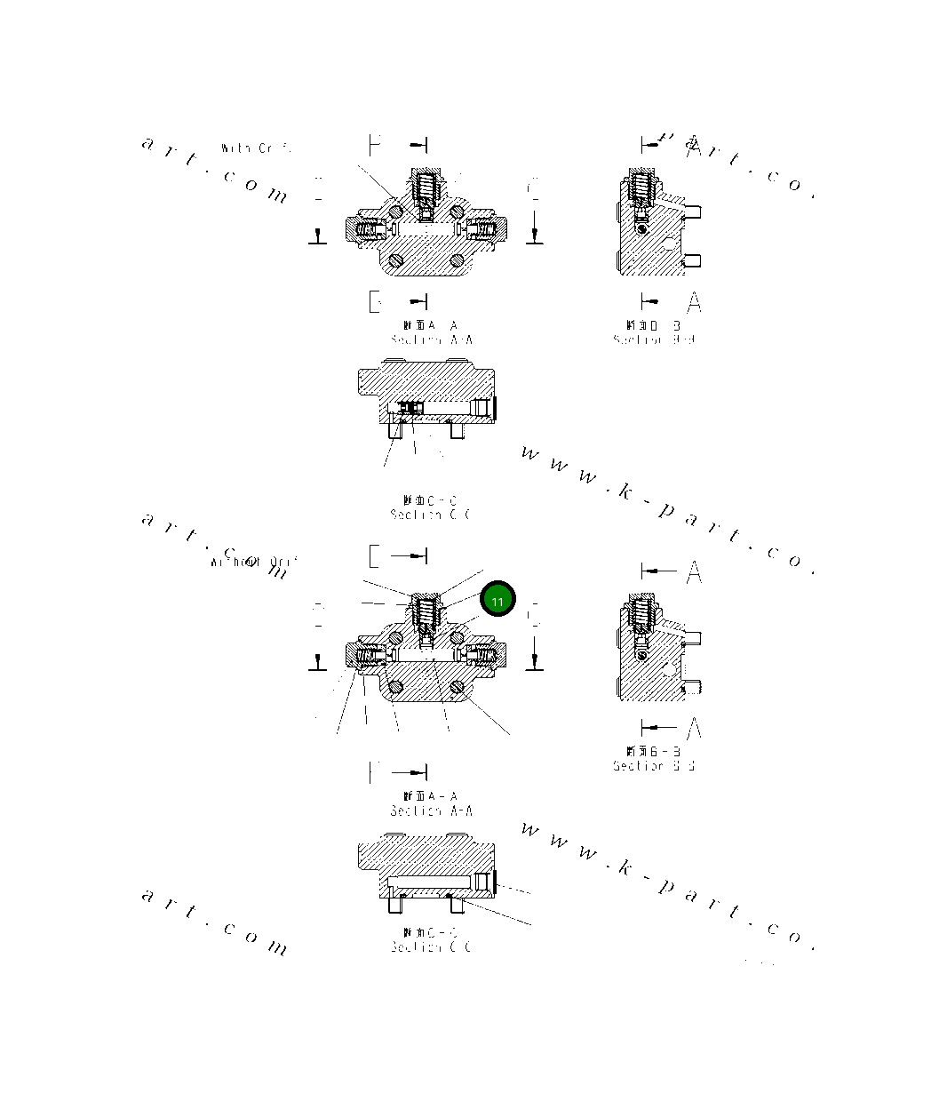 Кольцо уплотнительное (O-Ring) UCR909830862 Komatsu