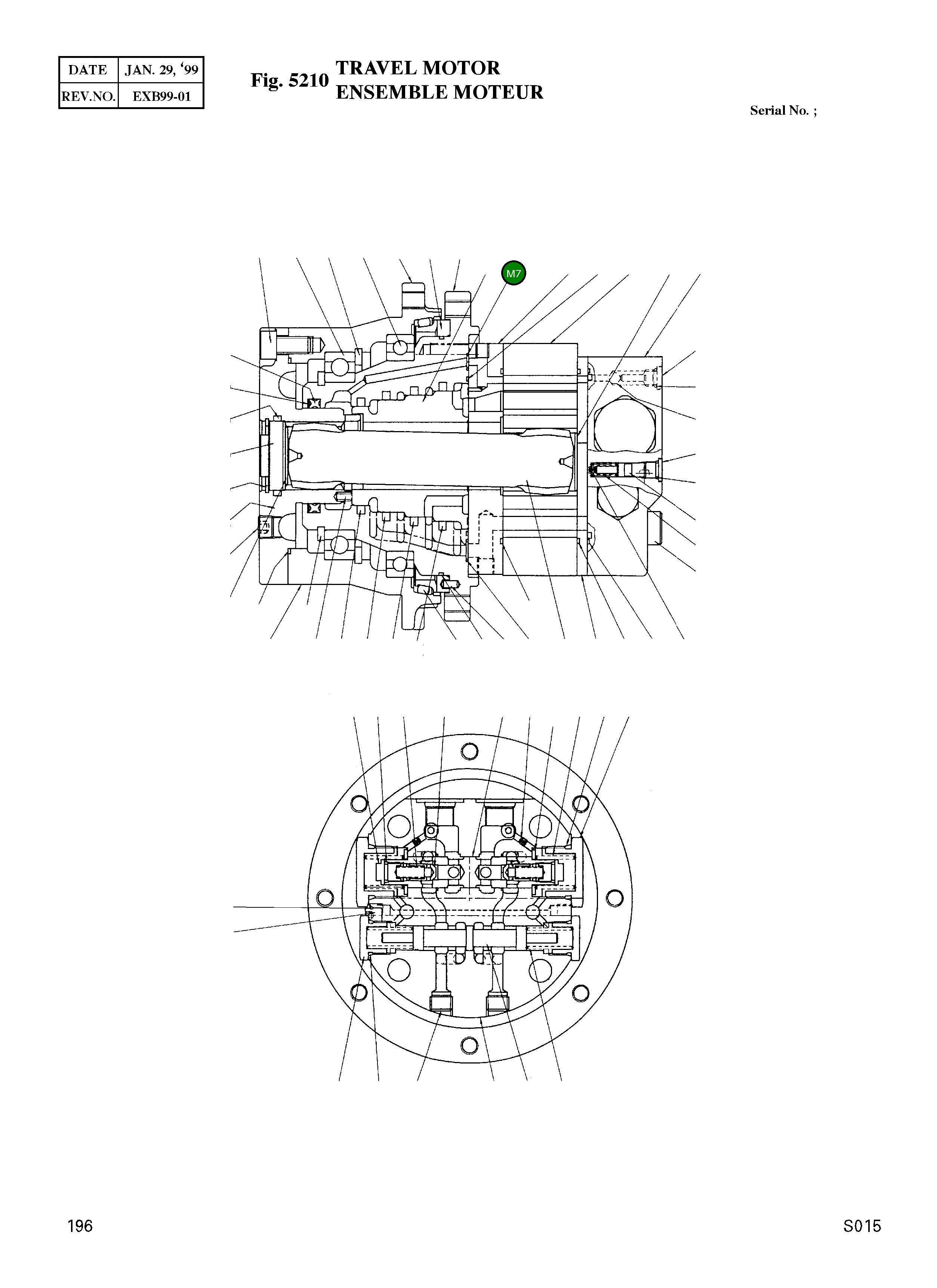 Кольцо уплотнительное (O-Ring) 250001-010 Komatsu