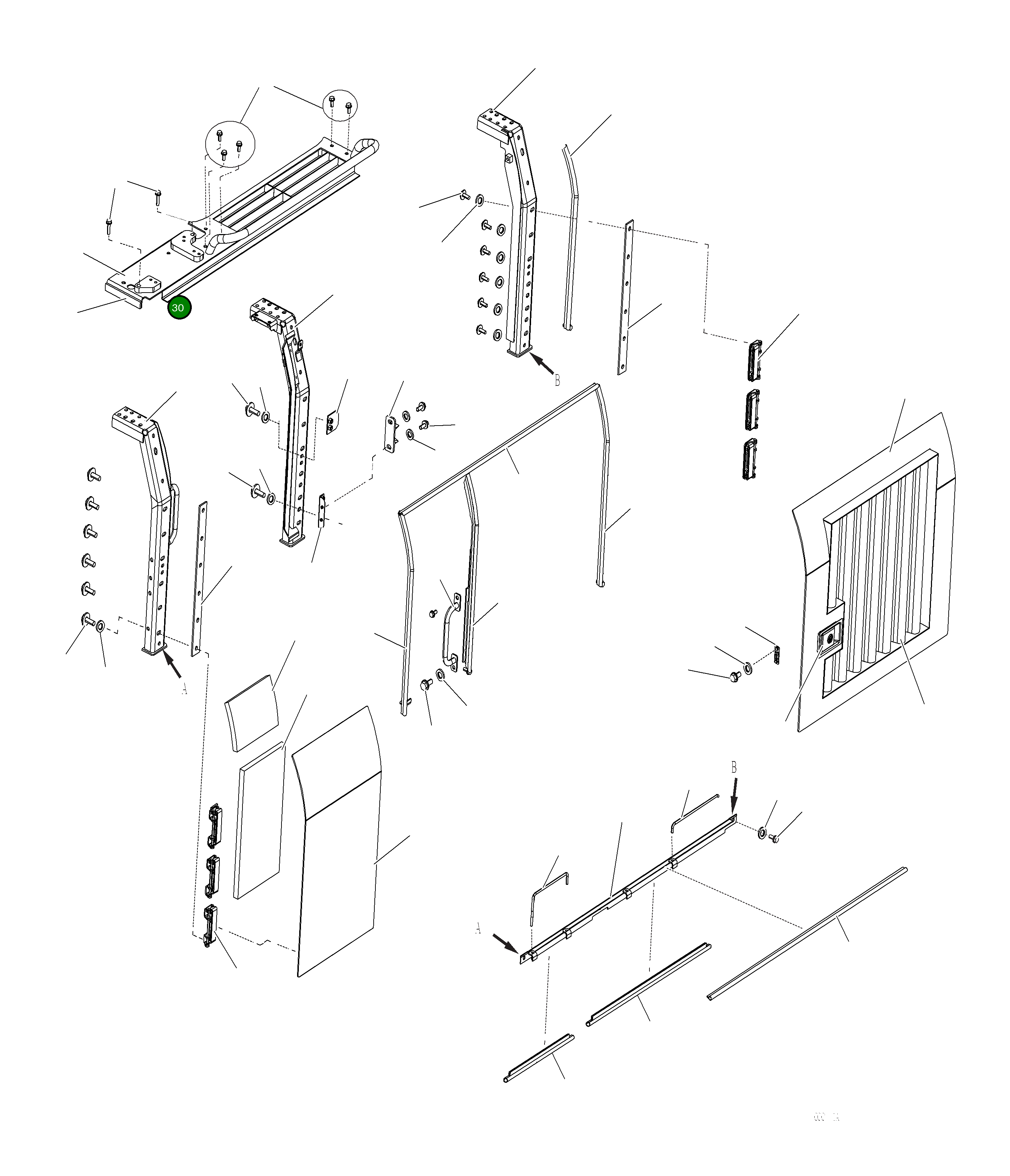 Крышка 2A6-54-A1521 Komatsu