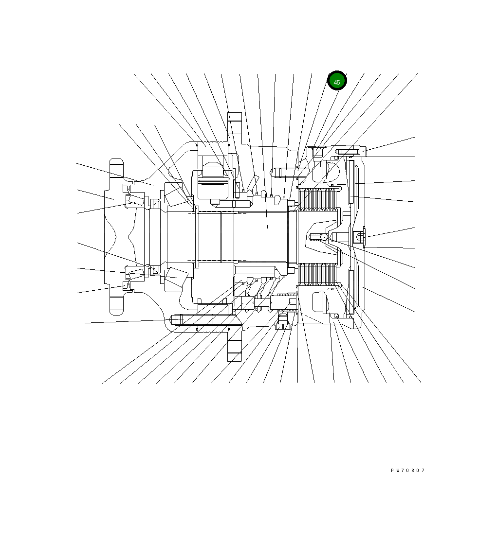 Болт 258-81-54230 Komatsu
