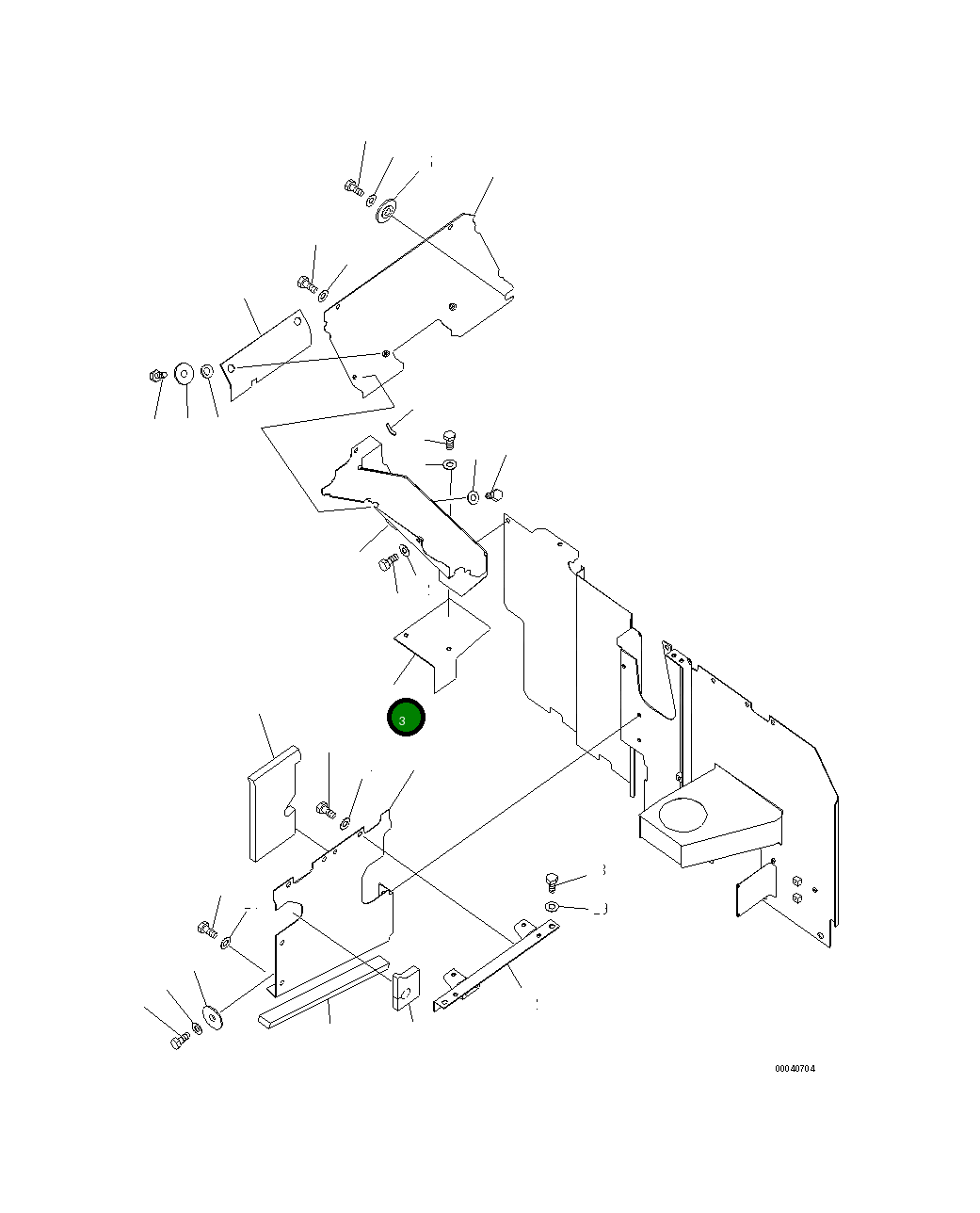 Крышка 20Y-54-79371 Komatsu
